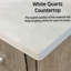 Meuble-lavabo, comptoir en quartz, ensemble de robinet Miroir-1246138542-1246138547