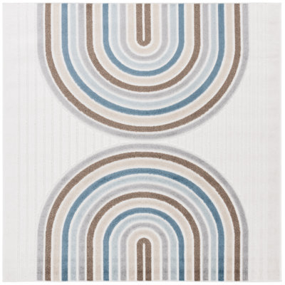 Tapis à motif géométrique Jhoana Performance