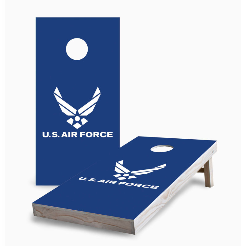 U.S. Air Force 2x4 Cornhole Board Set | Includes (2) Boards (8) Bags & Optional Accessories, Ajouter un étui de transport