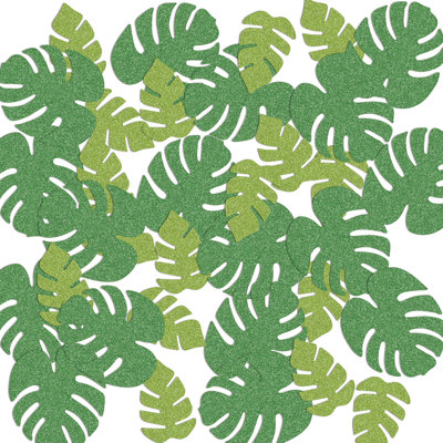 Confettis tropicales feuilles de palmier Del Sparkle