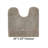 Merkle 100% Cotton Tufted Bath Rug with Non-Slip Backing, Machine Washable, Ultra Soft & Absorbent Solid Bath Mat for Shower, Bathtub, Sink & Vanity Areas, 21" x 34" Rectangle, Beige-2020793919-2020793916
