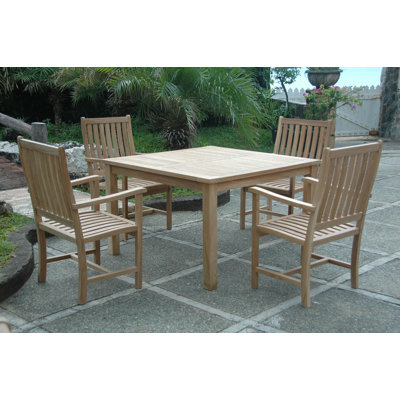 Ensemble repas 3 pièces teck Windsor