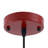 2- light 11.8inches Modern Red Dome Single Pendant Light For Kitchen,Restaurant Room Aisle-214436365