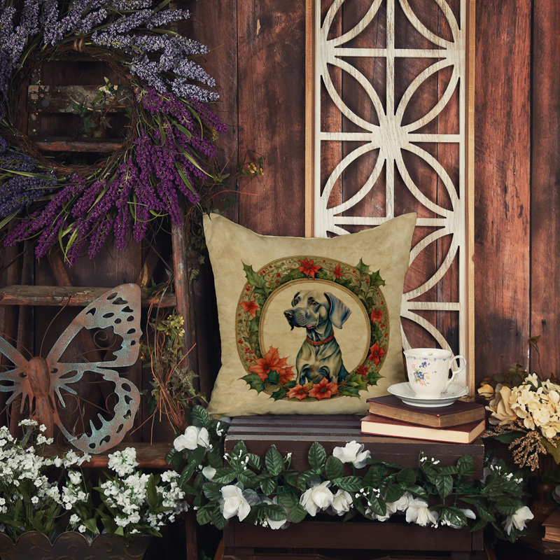 Coussin Christmas, 14 po x 14 po, Carré
