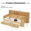 Lit de jour simple en bois avec tablettes de rangement, lit multifonctionnel avec deux tiroirs et bureau d'étude-1165550661