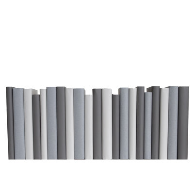 Decorative Books - Granite Paper Wrapped Books - Grey Books By The Foot