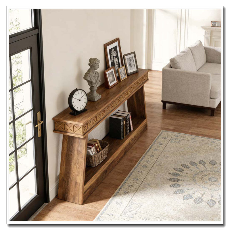 Two-Tiered Sofa Table,Versatile Entryway Table,Console Table
