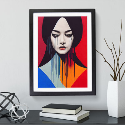 Painted Woman No.2 Abstract - Wall Art