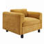 Fauteuil surdimensionné pour salon, bureau, tissu de velours tissé-2064631049