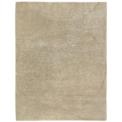 Harvest Moon Abstract Area Rug in Beige/Gold/Neutral