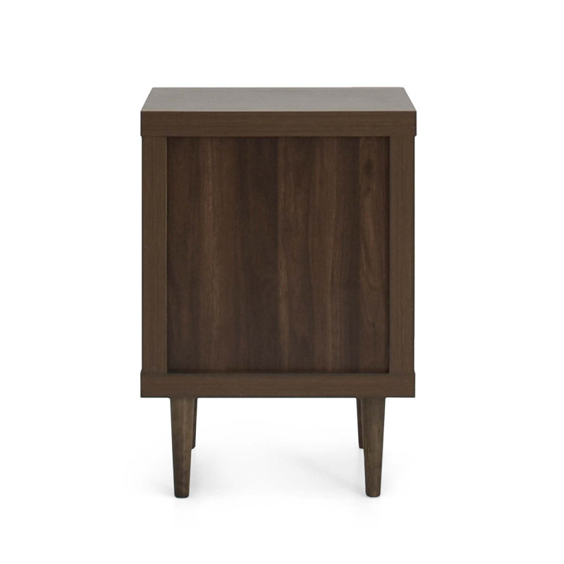 2-DRAWER NIGHTSTAND, Walnut