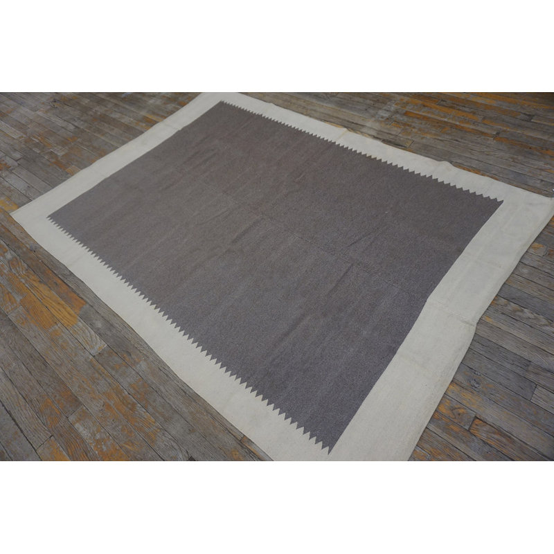 Minimalist Antique Native American Navajo Rio Grande Rug