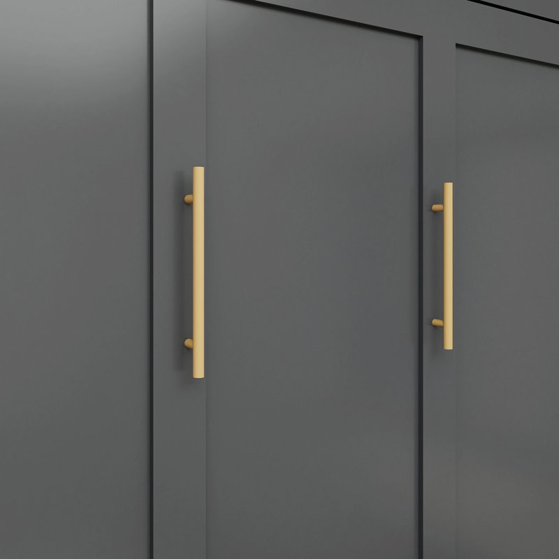 Lit escamotable escamotable Queen vertical avec bureau intégré, gain de place, idéal pour adulte ou chambre d'amis, gris