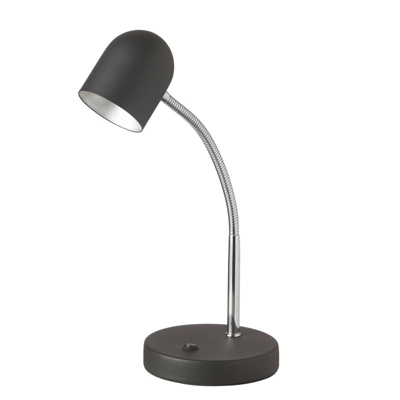 Andrea Adjustable Metal Desk Lamp, Black