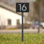 Floating 1-Line Lawn Address Sign-669038509-669038354-659383323