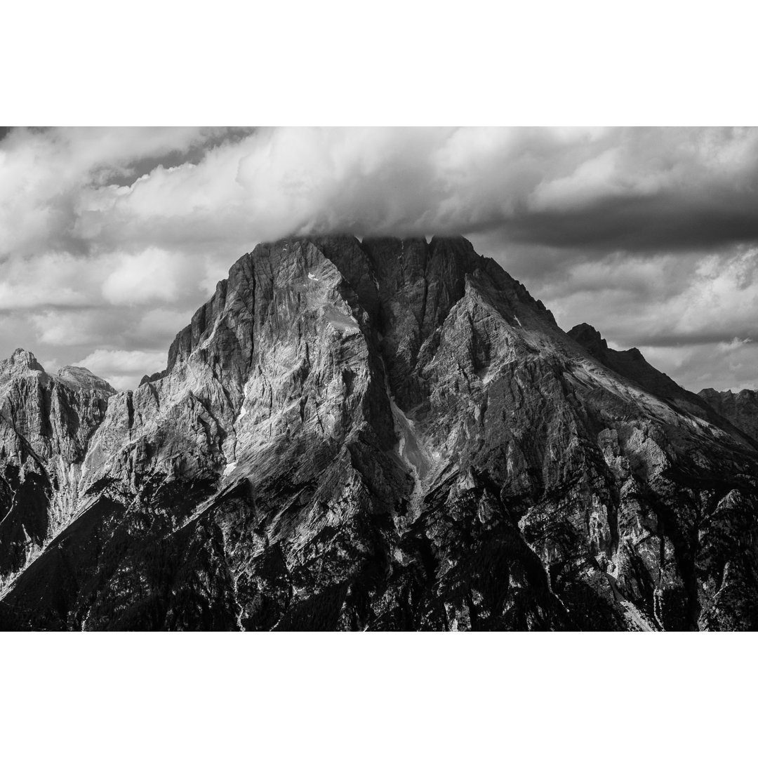 Gipfel in den Dolomiten von Zodebala - Leinwandbild