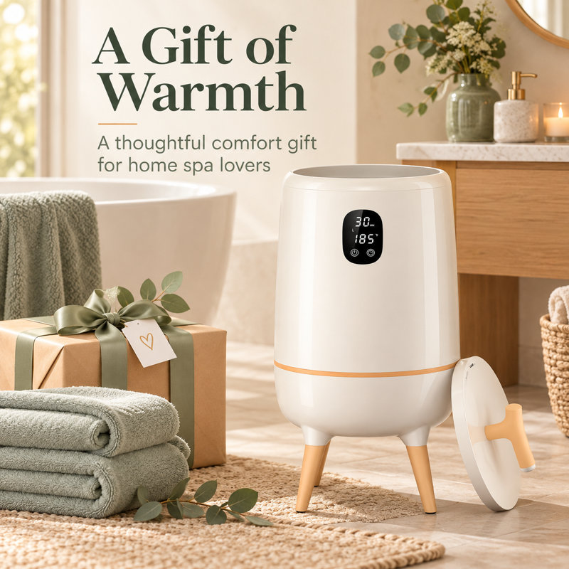 Towel Warmer, Light khaki with Legs