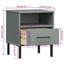 Panzino 40cm W Metal Bedside Table-267523206