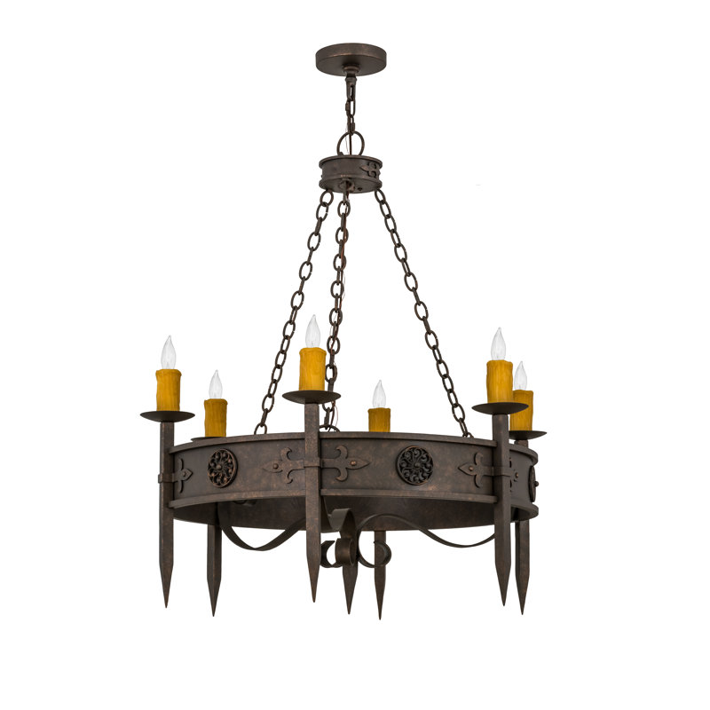 Ranchester 6 - Light Chandelier