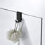 Crochets doubles en acier inoxydable pour portes de douche en verre, installation sans perceuse, inserts en caoutchouc résistant aux égratignures, crochets à serviettes sécuritaires et réglables pour murs de verre de salle de bain-114491718