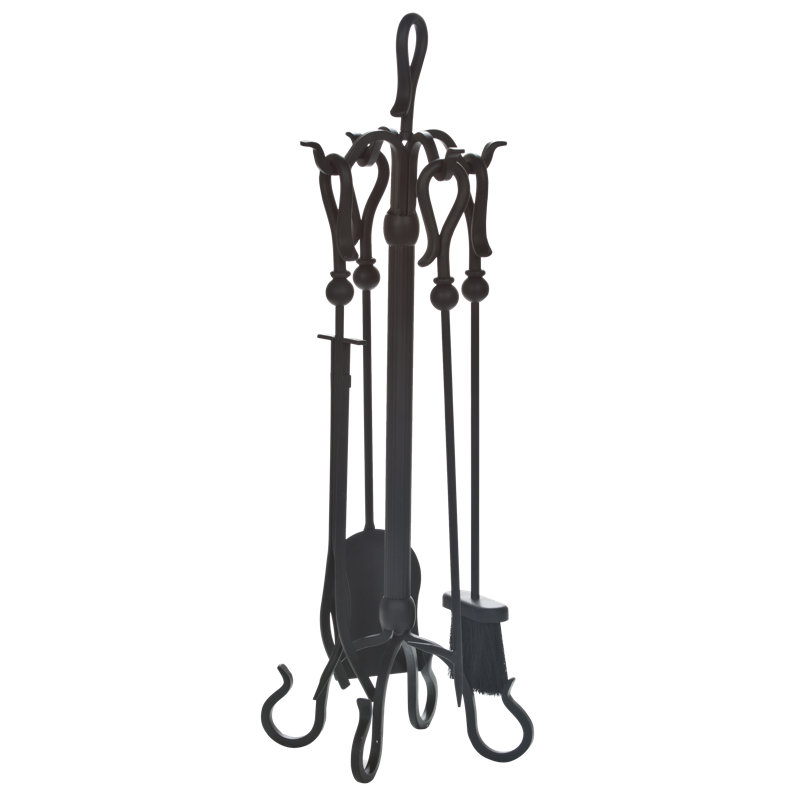 Ensemble d'outils de foyer en acier Daishia