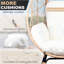 Ensemble de 3 chaises de patio avec table d'appoint