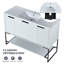 Meuble-lavabo sur pied simple 47,2 po avec plateau en résine Minkley-2085800598