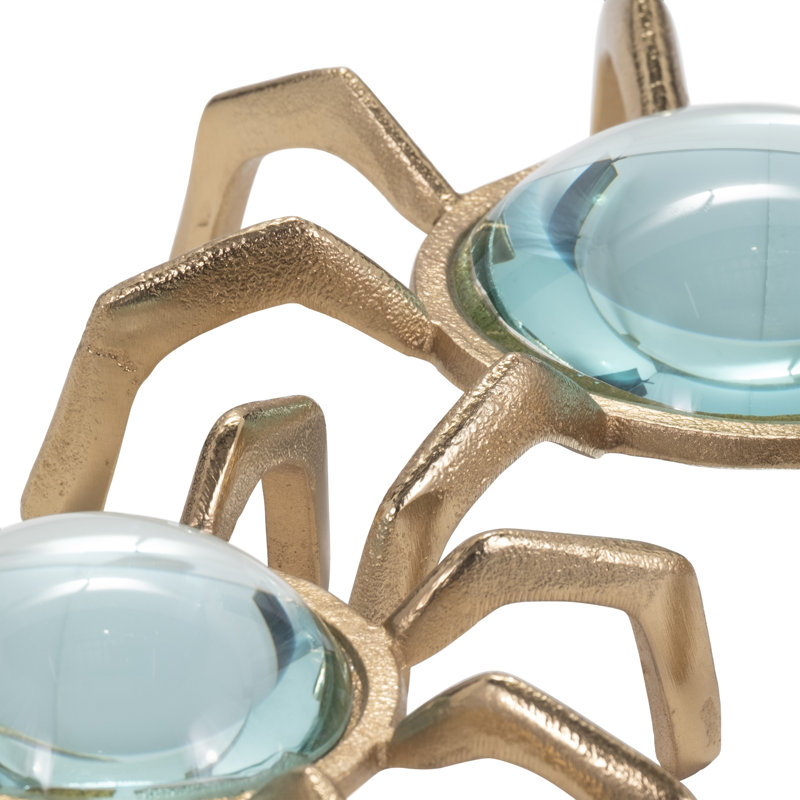 Eduan 2 Pieces Mazu Magnifyers, Gold