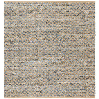 Reinheimer Handwoven Flatweave Jute/Sisal Blue/Natural Area Rug