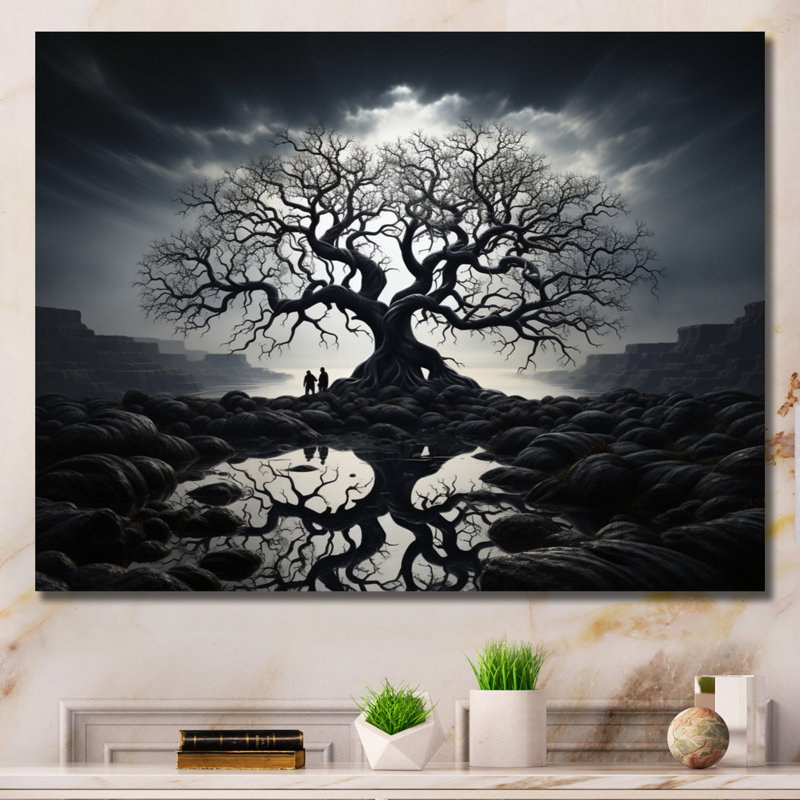 «The Contrast Tree Monicol II II», reproduction sur toile, H 34 po x l 44 po x P 1,5 po