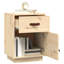 Kaleth 40cm W Solid Wood Bedside Table-186939636