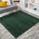 Asahi Solid Low-Pile Emerald Rug