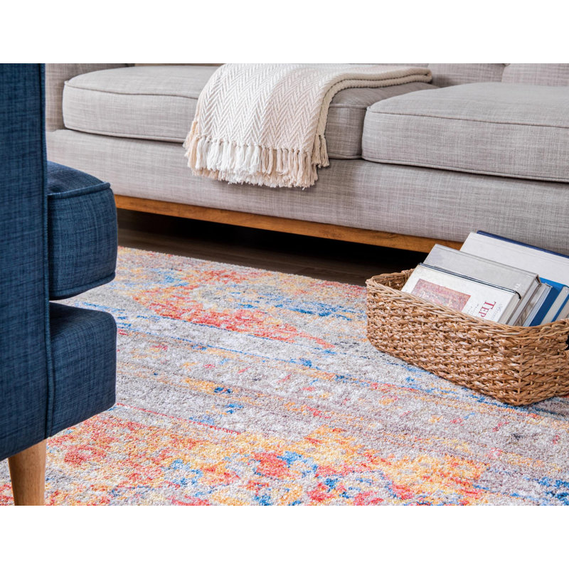 Leanora Geometric Indoor Rug, Rectangle 4'1" x 6'1"