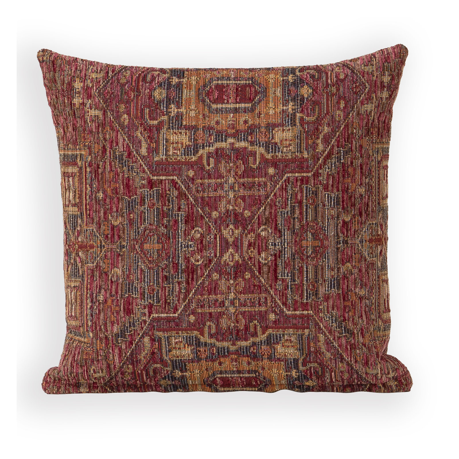 Olcott Throw Pillow, Polyester, Zapatta Sage, Square 26"