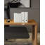 Bureau en L en bois massif avec chicane-135961593