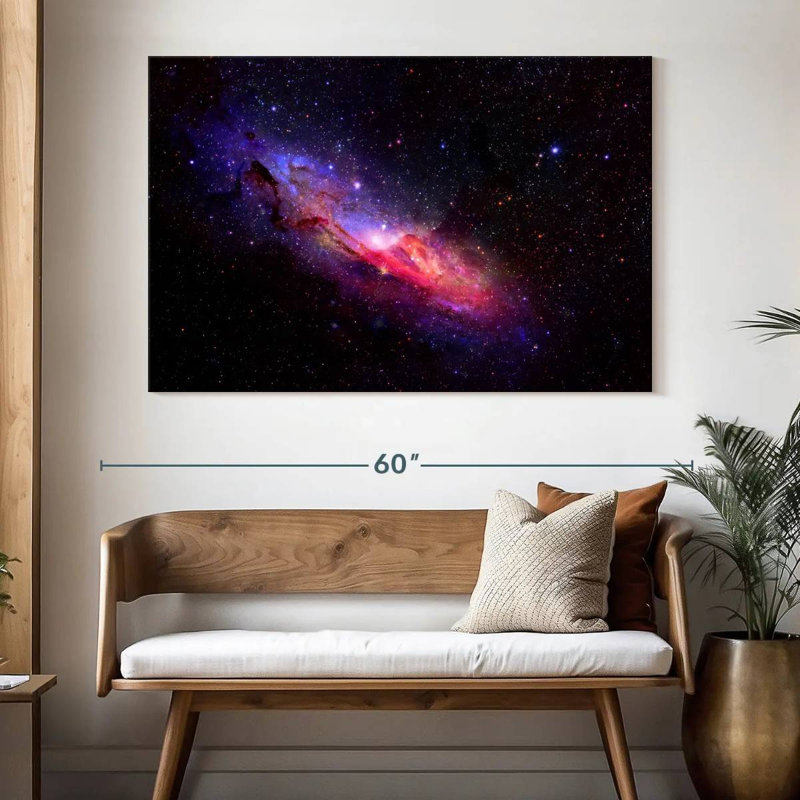 Oberle Galaxy In Space, 34" H x 51" W