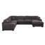 Canapé d'angle en tissu chenille-1166952508