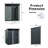 5Ft X 3Ft Outdoor Metal Storage Shed Transparent Plate-118091657