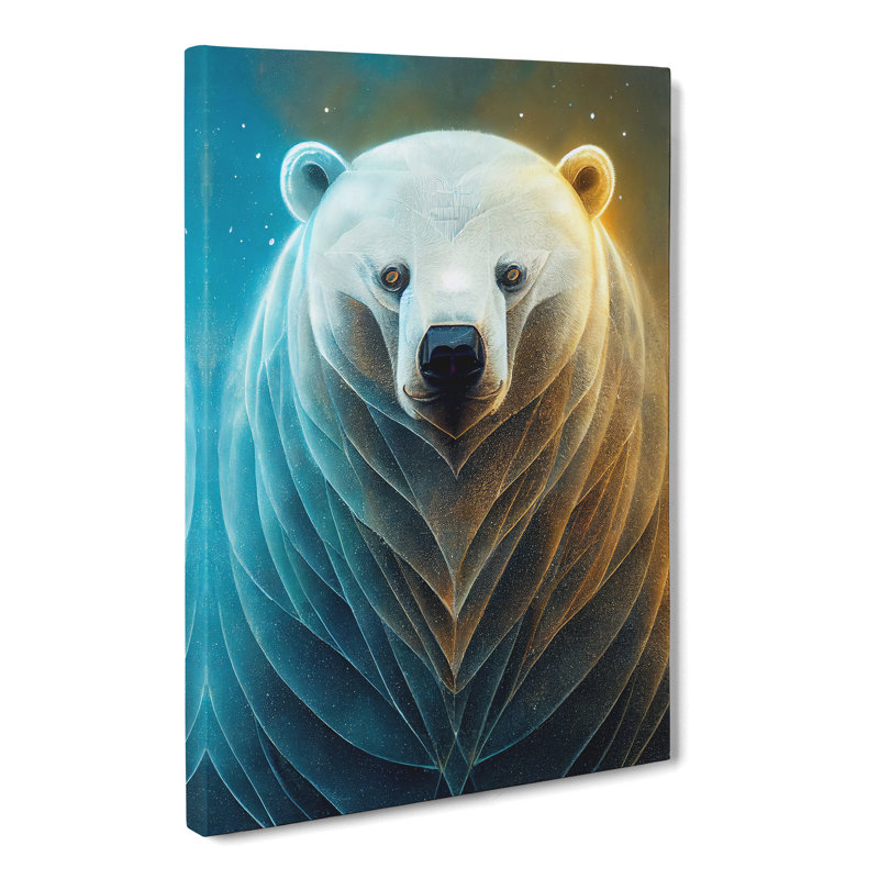 Prentice Polar Bear Magic - Wrapped Canvas, 50cm H x 35cm W x 3cm D