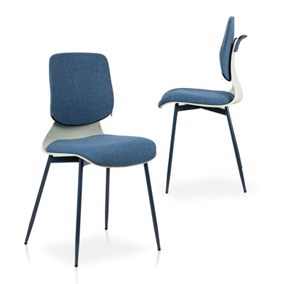 Chaise d'appoint rembourrée en lin Gigu