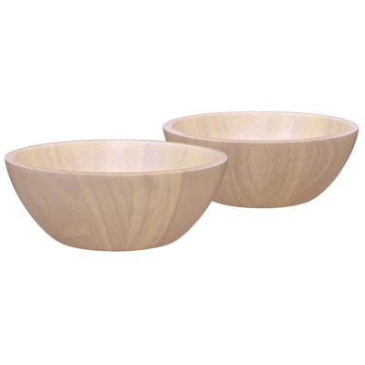 Ensemble de 2 petits bols en bois pour hamac Noritake, 7 po, 20 oz