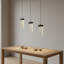 Luminaire suspendu DEL moderne en cristal 3000K