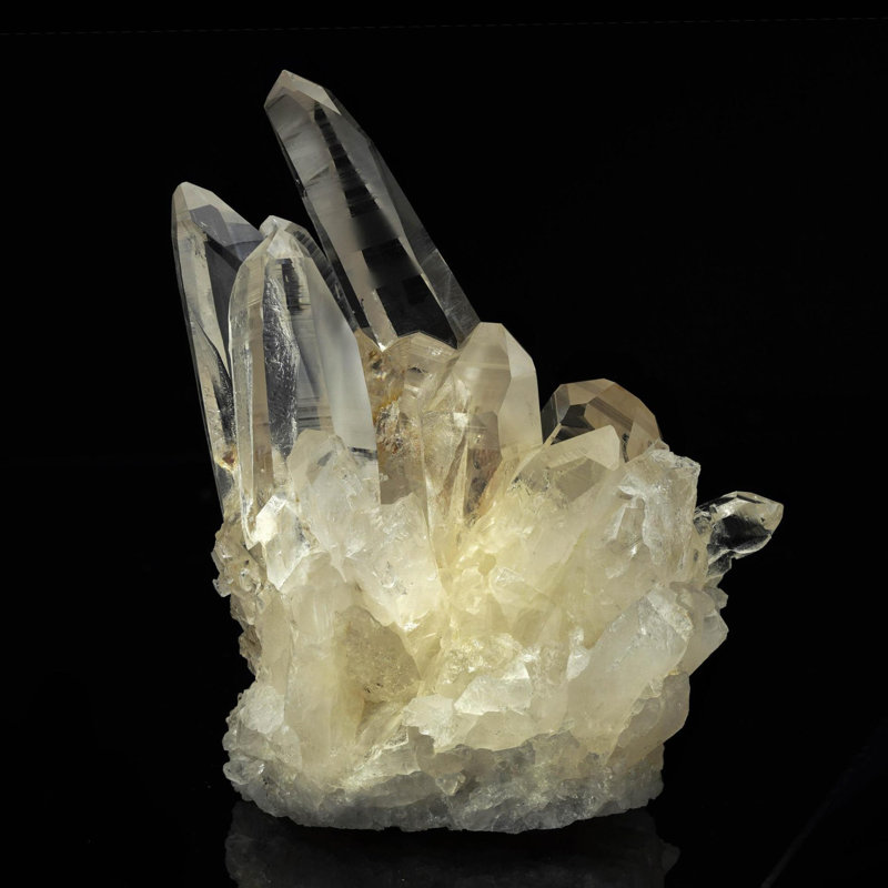 Quartz avec halloyite de la Colombie