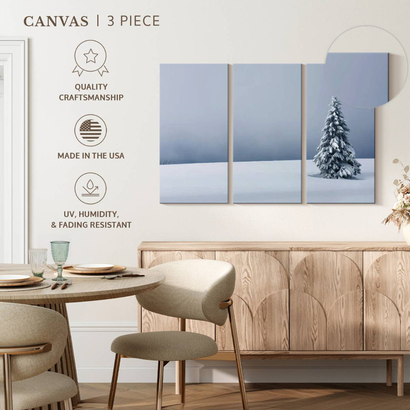 Harnek Snowy Tree, 20" H x 33" W