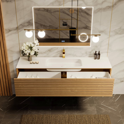 Kambri 55.12'' Single Bathroom Vanity