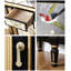 Armoire décorative en feuille d'argent peinte à la main