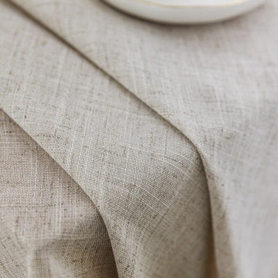 Browerville Linen Blended Tailored Semi-Sheer Short Cafe Curtain