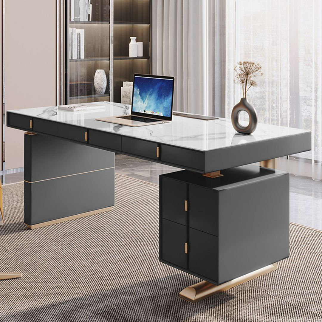 Wardrobe Trendsetter 776759743380wt&size Rectangle Executive Desk With 