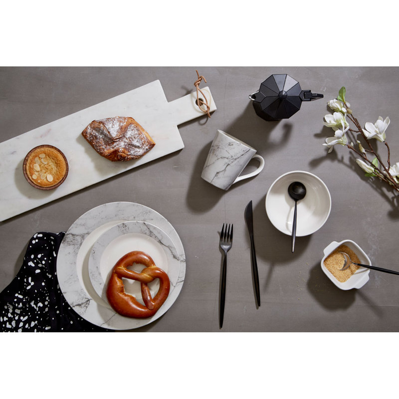 Danna 16 Piece Cutlery Set, Service for 4, Matte Black