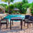 Outdoor 2'' Dining Chair Seat Cushion-380535739-380535740